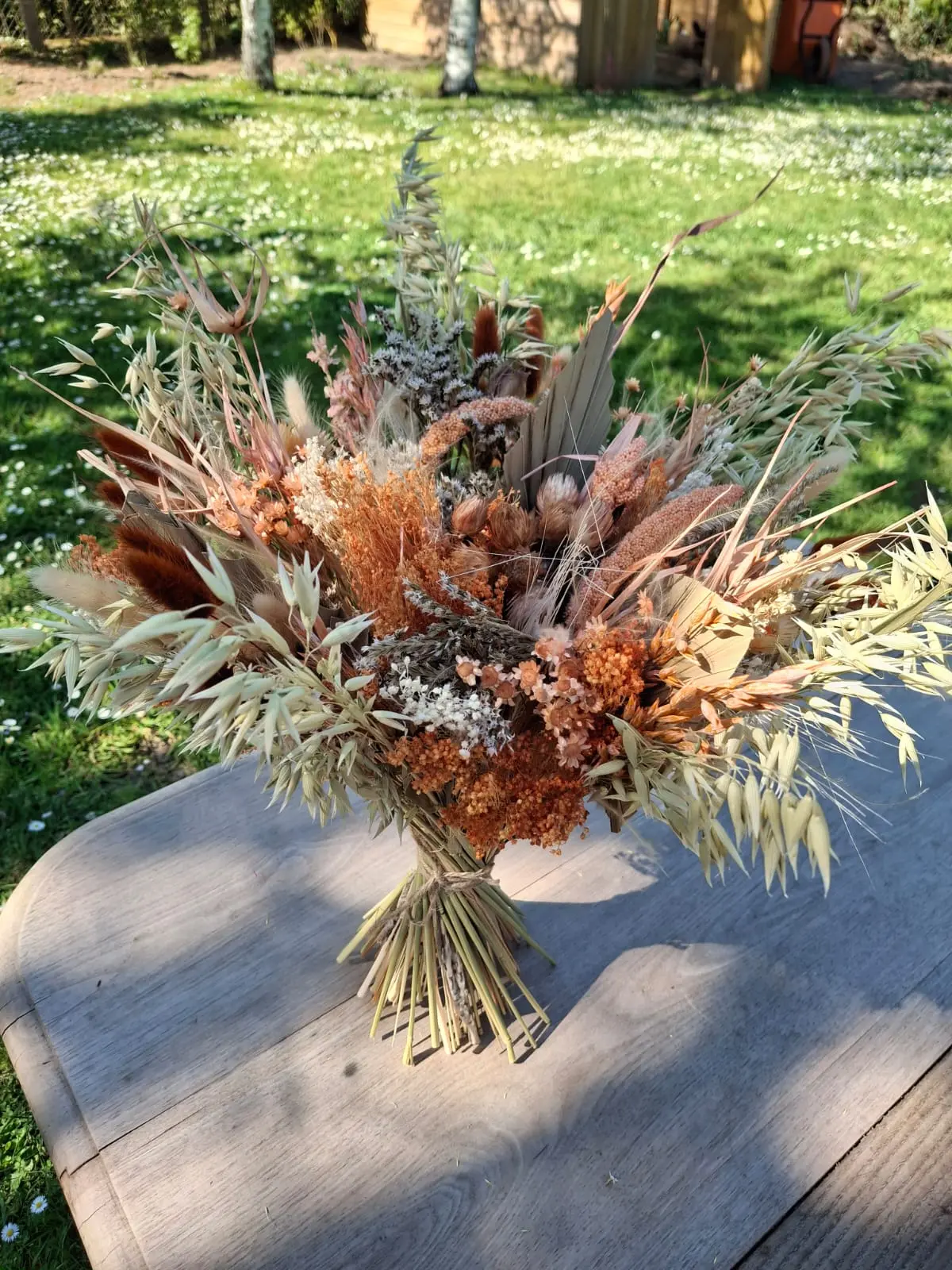 Bouquet de fleurs séchées Poésie, création Artistfloral à Vertou