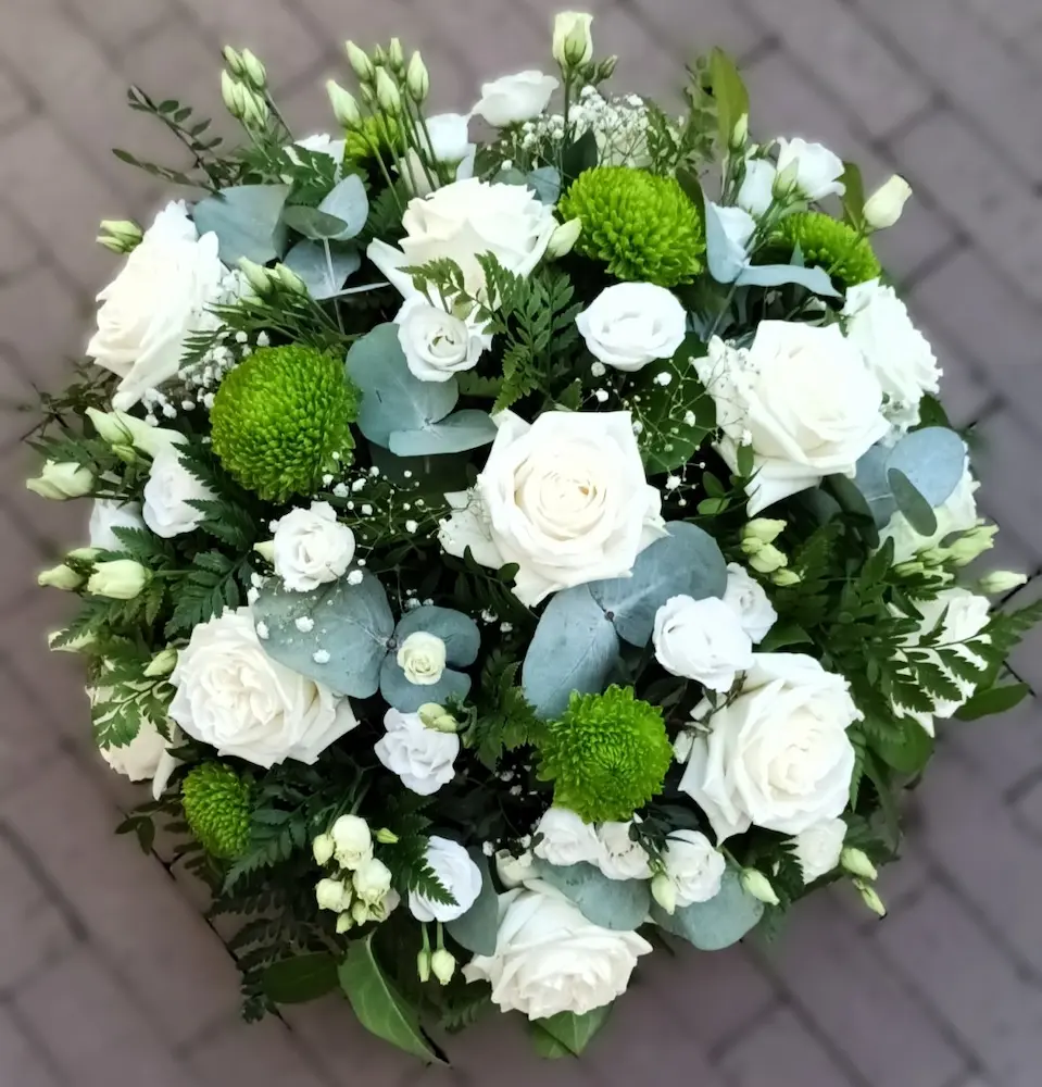Bouquet d'hommage Paix pour vous accompagner dans les moments difficiles